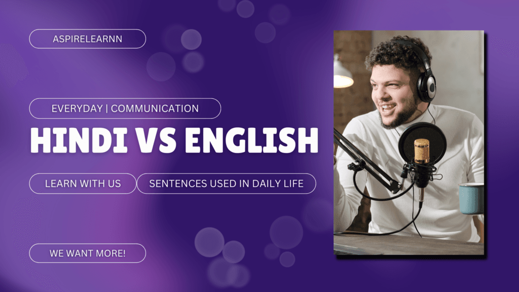 "Everyday English Sentences Translated into Hindi - Asking for Help"