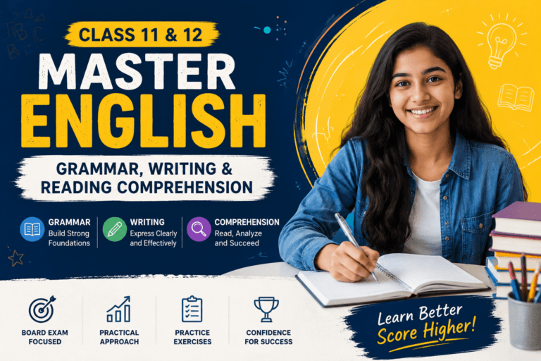 Protected: Master English for Class 11: Grammar, Writing & Reading Comprehension