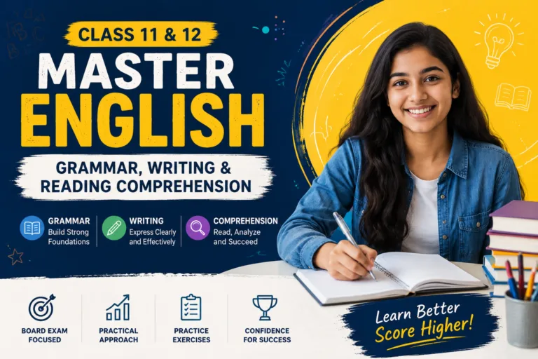 Protected: Master English for Class 11: Grammar, Writing & Reading Comprehension
